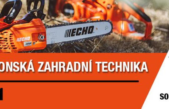 Opět jsme pro vás zajistili jednodenní slevu 20 % na sortiment značky Echo
