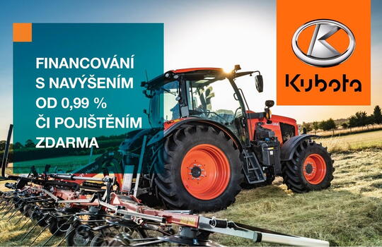 !! AKCE !! na zemědělské a komunální stroje + příslušenství KUBOTA