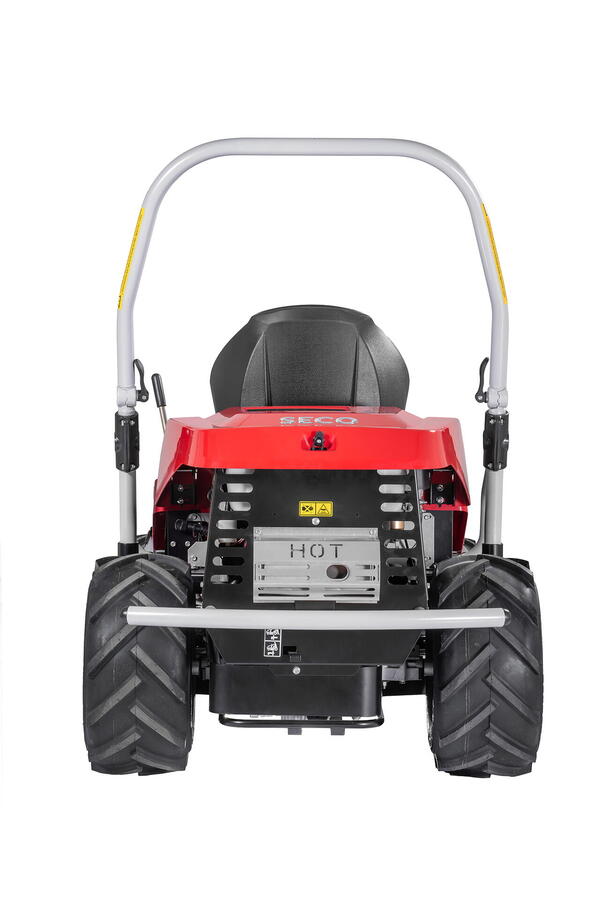 Travní mulčer Crossjet 4x4 - zadní pohled