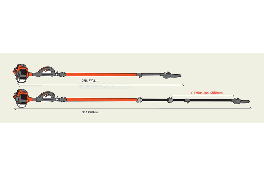 Prodloužení vyvětvovací pily ECHO PPT-2620ES