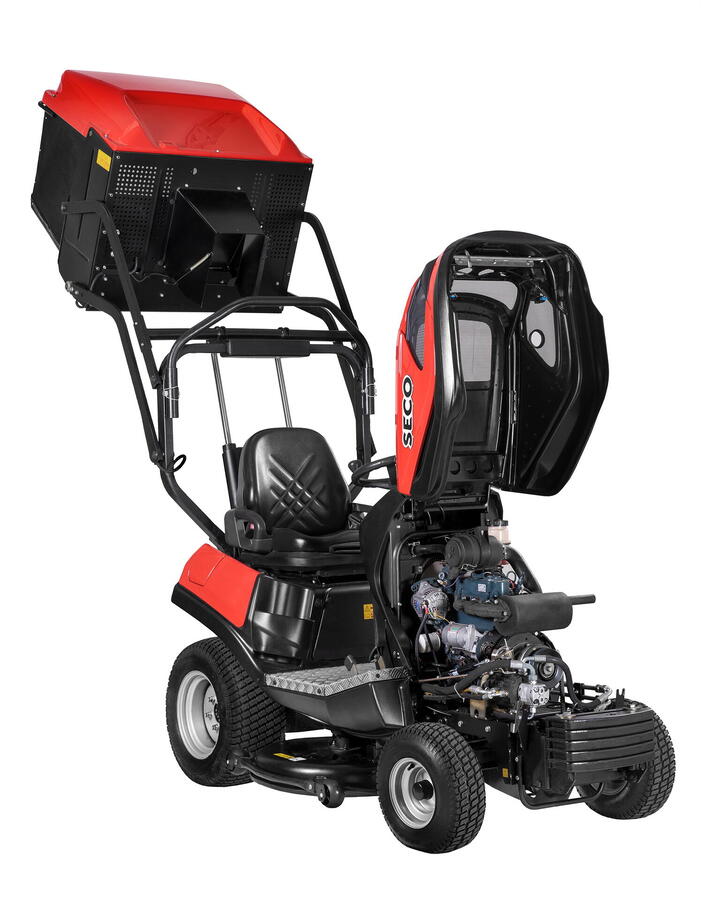 Zahradní traktor SECO MP 122D - pohled z boku 2